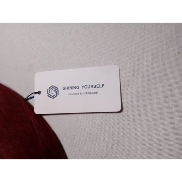 20" Long Red Wig with‎ Bangs -Synthetic (9d1) - Picture 5 of 8